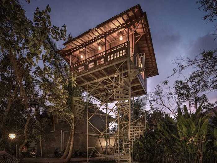 The Ernest Hemingway House is a modern take on a traditional Javanese hut, according to the hotel