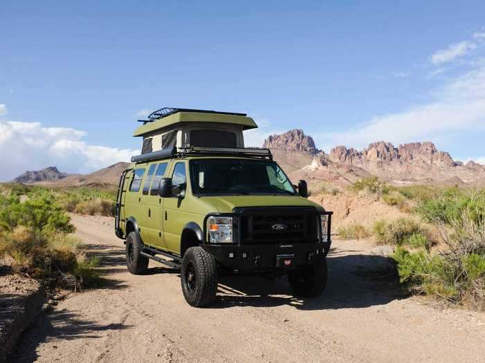 However, solar panels, a common feature on off-grid capable campers, come optional.