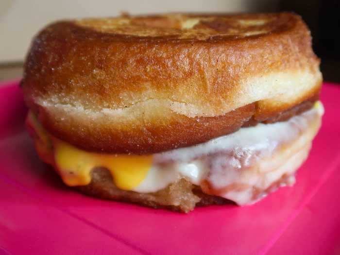 You can use a fast-food doughnut as the base for a killer sandwich.