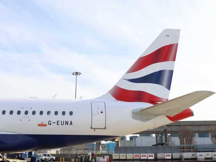 G-EUNA flew the flag on British Airways