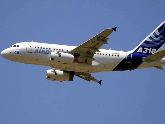 The smallest member of the Airbus A320 family, the A318 was a commercial flop for Airbus that only saw a handful of customers, mostly in Europe.