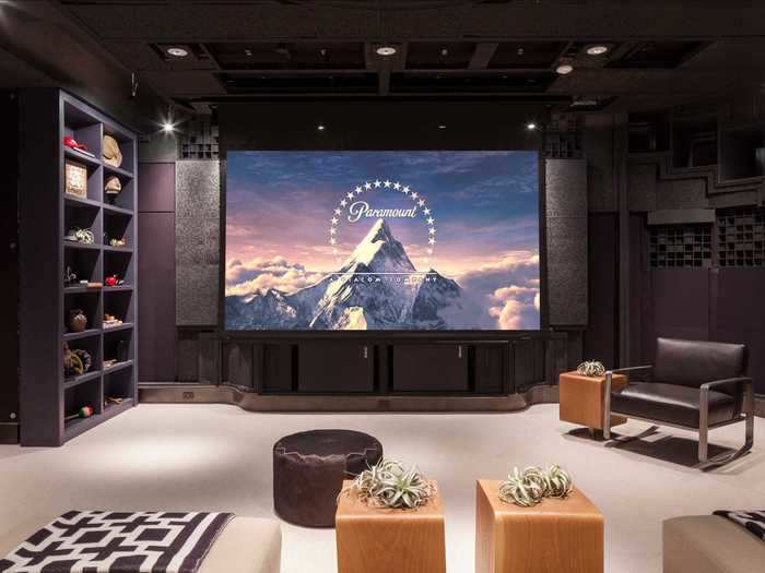 ... and the home theater.
