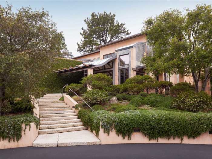 The home, known as the "Guitar House," sits on land that was once owned by legendary rock and roll concert promoter Bill Graham.