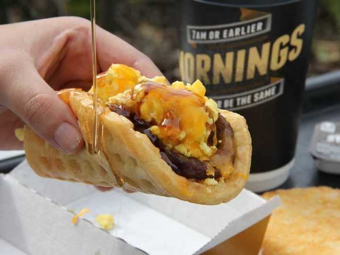 Taco Bell aggressively advertised the Waffle Taco when the chain launched breakfast in 2013, only to kill the menu item two years later.