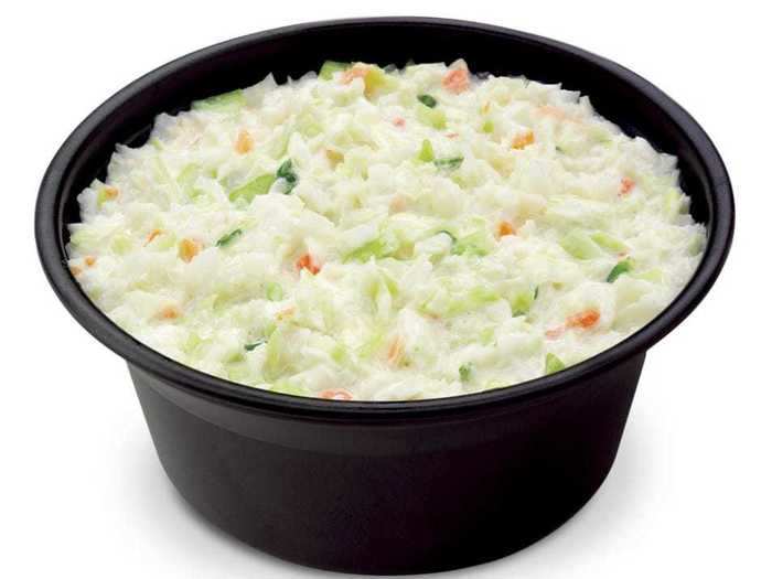 Chick-fil-A stopped serving cole slaw in 2016.