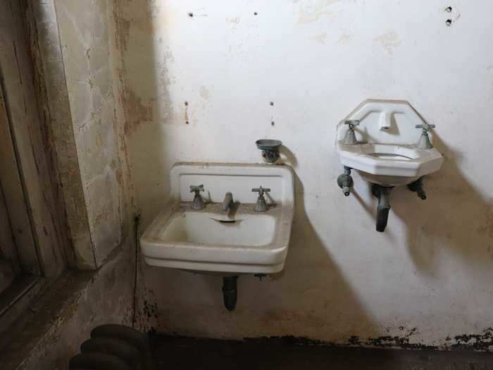 Each room in this ward was equipped with two sinks — a necessary feature to stop the spread of tuberculosis.