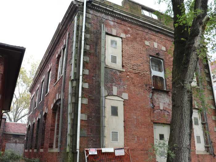 Next door is the Psychopathic Building, which housed any immigrant with a mental disorder.