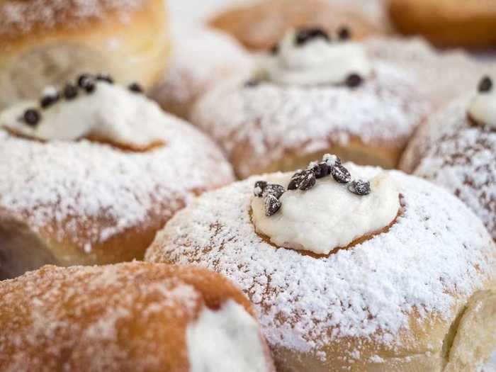 The creme- or jelly-filled bomboloni is an Italian classic and a favorite for some pros.