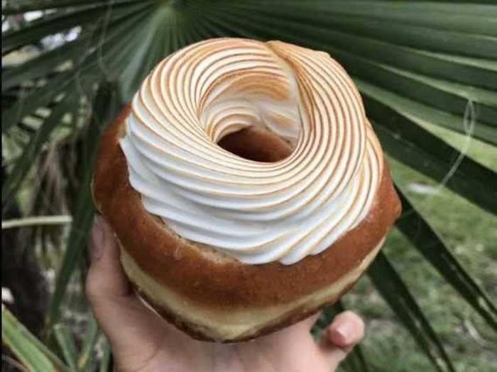 This Florida-based pastry chef opts for the white-chocolate tres-leches doughnut from The Salty Donut in Miami, Florida.