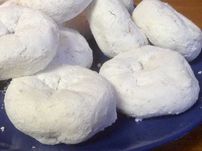 This baking pro said she loves how powdered-sugar doughnuts make her feel.