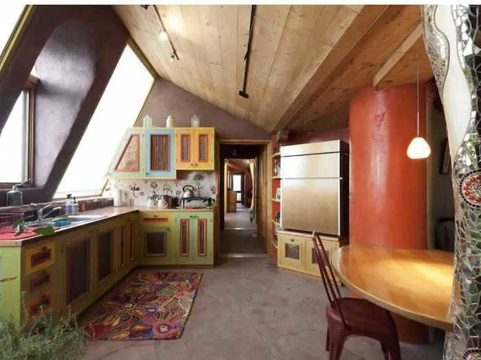 Visitors who like a more eclectic style might consider staying at the Oddhouse Taos Earthship.