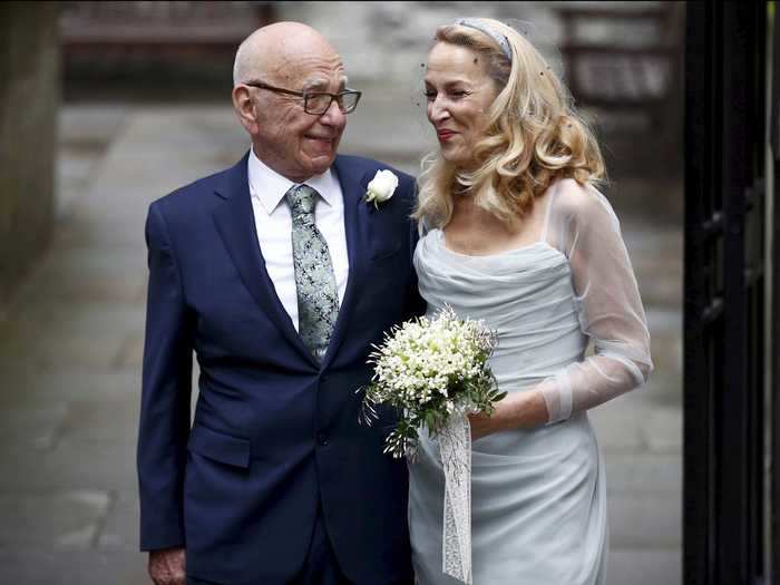 Rupert Murdoch married Jerry Hall in 2016.