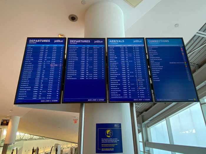 Terminal 5 at JFK Airport is used near-exclusively by JetBlue as its primary hub but the day