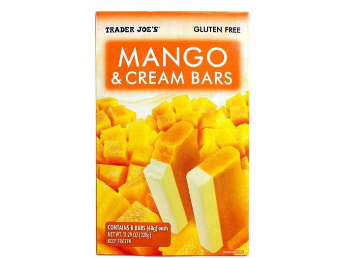 The mango and cream bars only surface in the summer.