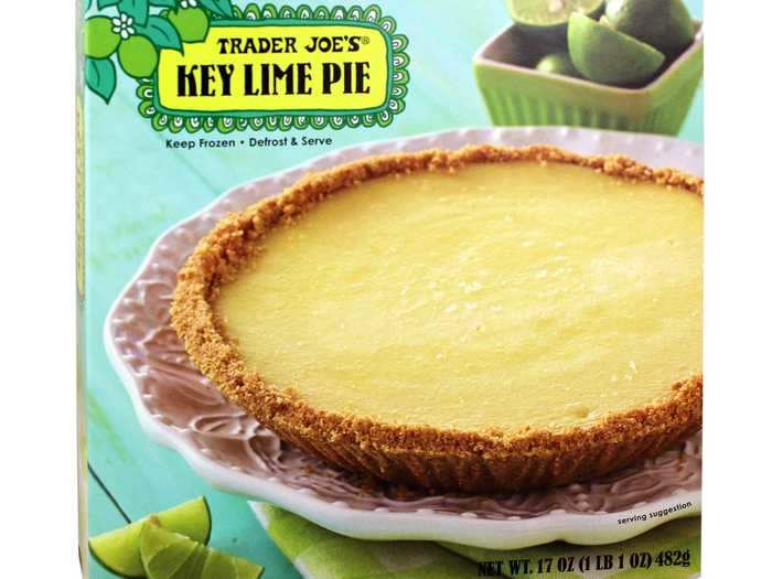 The key-lime pie is a favorite seasonal frozen treat.