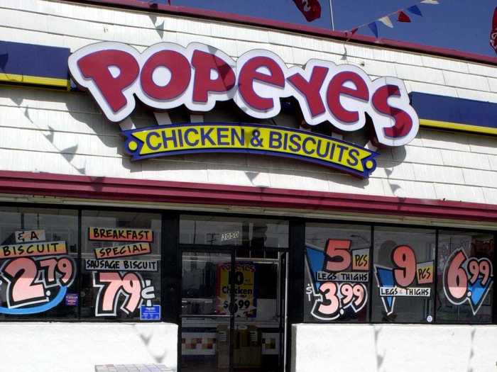 Popeyes first opened in 1972 as "Chicken on the Run" in the New Orleans suburb of Arabi, Louisiana.