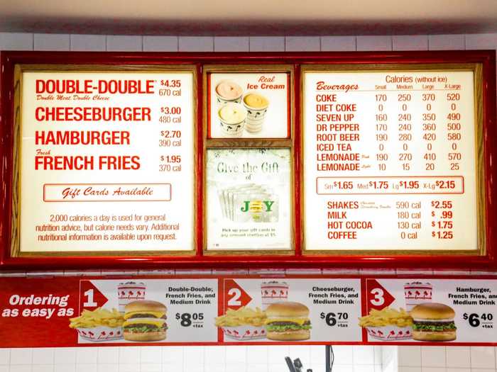 In 1963, In-N-Out began serving its famous Double-Double burger.