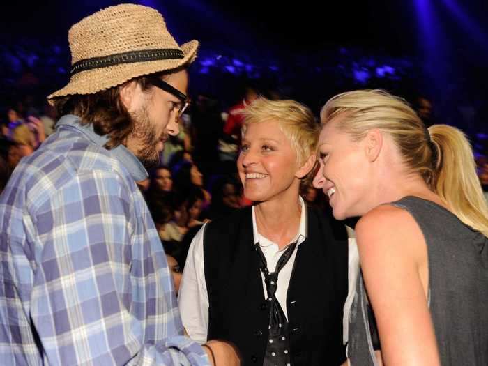 Ashton Kutcher said that it was "refreshing" to see that DeGeneres "never pandered to celebrity."