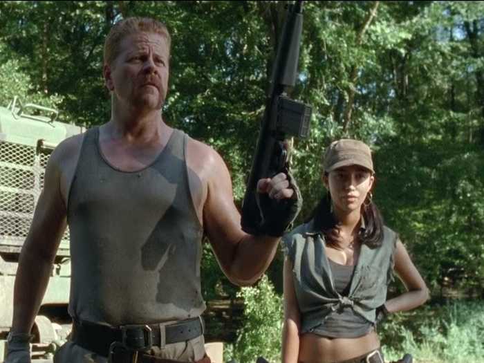 The actors who played Abraham and Rosita on "The Walking Dead" have an even bigger age gap than their characters.