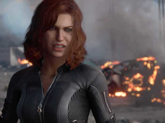 Black Widow is more of a hand-to-hand fighter.