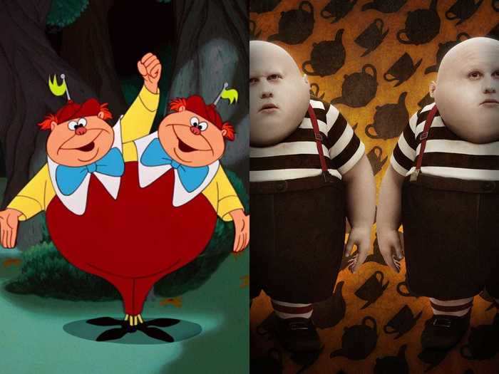 Both Tweedledee and Tweedledum were played by Matt Lucas.