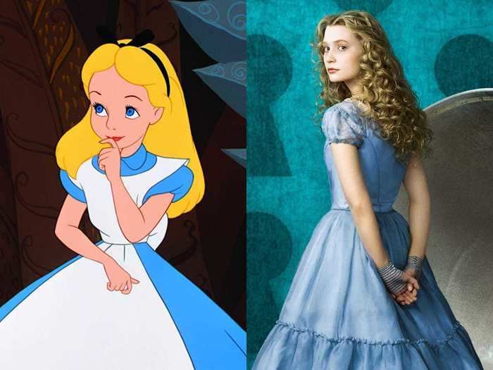 Tim Burton remade the 1951 "Alice in Wonderland" in 2010 starring Mia Wasikowska as Alice.