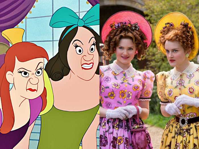 Evil stepsisters Anastasia and Drisella were played by Holliday Grainger and Sophie McShera.