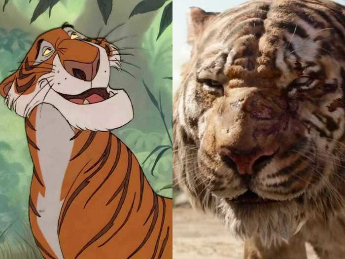 Idris Elba voiced the vengeful tiger Shere Khan.