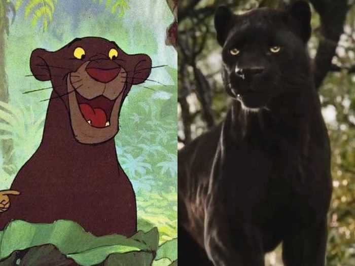 Iconic British actor Ben Kingsley played Bagheera.