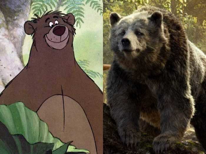 Bill Murray played lovable bear Baloo.