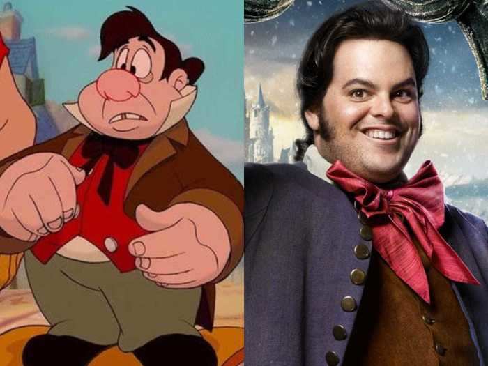 Josh Gad played Gaston