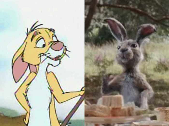 The neurotic Rabbit was played by Peter Capaldi.