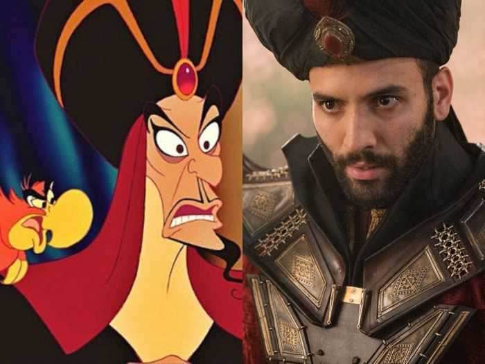 The evil Jafar is played by Marwan Kenzari.