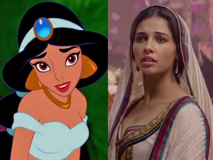 Princess Jasmine is played by Naomi Scott.