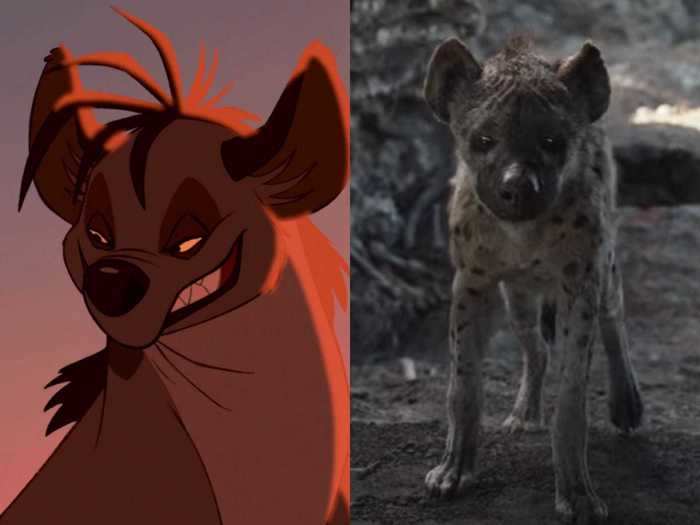 The only hyena from the original version that makes the jump to 2019 is Shenzi, played by Florence Kasumba. Her other two sidekicks are switched up for the remake.