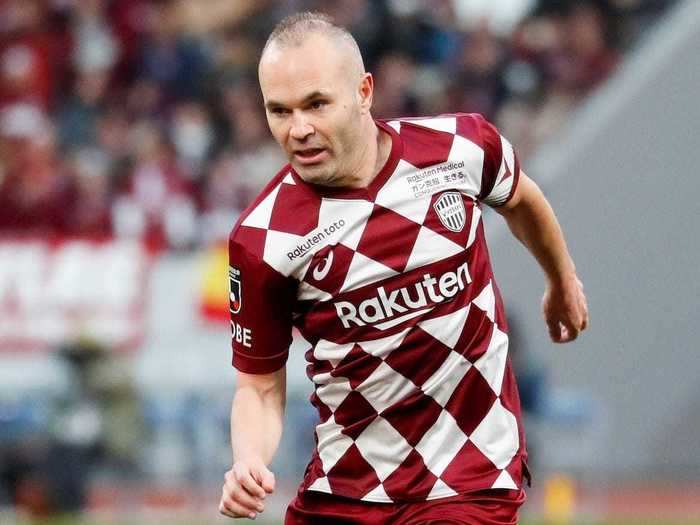 48. Andres Iniesta — $15,429 per minute