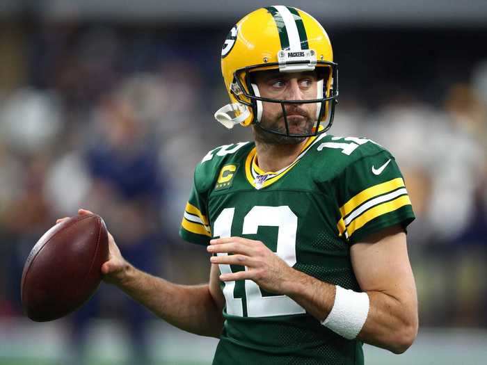 42. Aaron Rodgers — $19,537 per minute