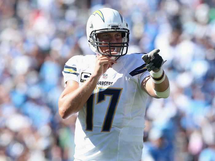 30. Philip Rivers — $23,958 per minute