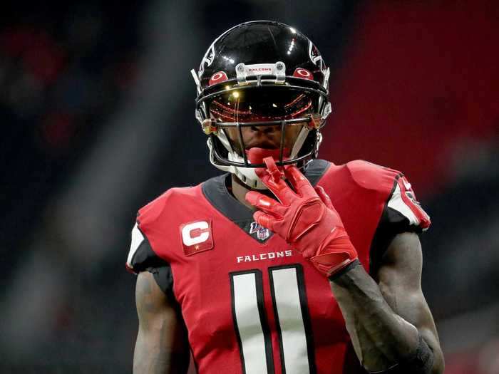 9. Julio Jones — $41,667 per minute