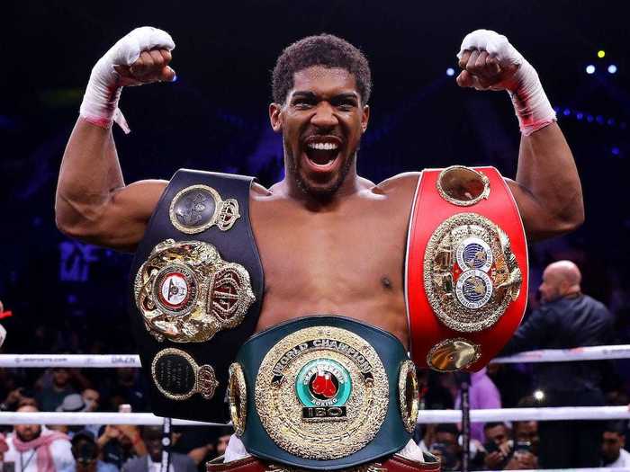 5. Anthony Joshua — $631,579 per minute