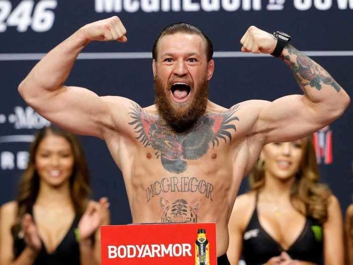 1. Conor McGregor — $47,999,976 per minute