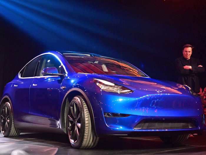 The Model Y was next, revealed in 2019. With this car, Tesla was taking on the booming market for crossover SUVs in the US. Musk expected it to outsell the Model 3 in the long-run.