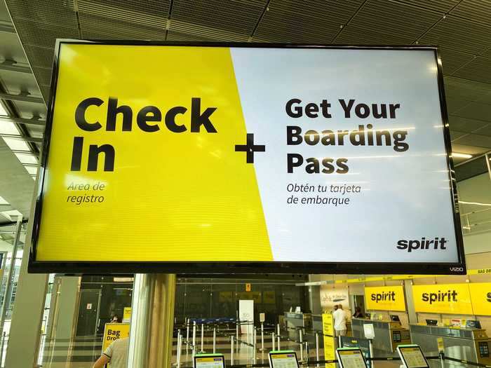 I was hit with the first of many potential fees at booking when the airline told me about the $10 charge to print a boarding pass at the airport ticket counter. Using the kiosk to print one or retrieving one via the mobile app, however, is free of charge.