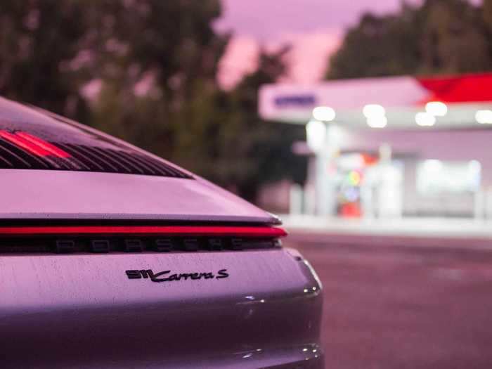 "911 Carrera S" logo in High Gloss Black: $350