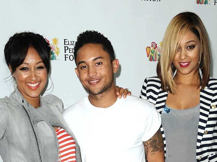 Twins Tia and Tamera Mowry are eight years older than their brother Tahj.