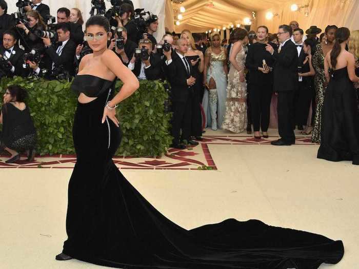 A few months after giving birth to Stormi, she made an appearance at the 2018 Met Gala.