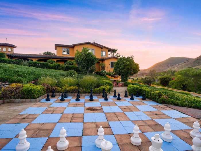 To top it all off, residents can play a game of chess on a life-size board.