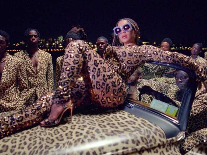 It took 10 people and over 300 hours to create this hand-sewn, leopard-print jumpsuit by Valentino.