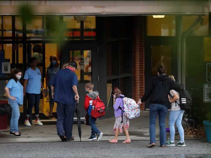 Schools in the area continue to have a mask-optional approach to the school year.