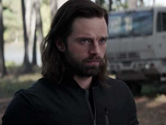 Stan returned as Bucky Barnes/Winter Soldier to fight alongside Cap and the Avengers.